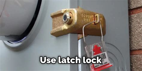 how to lock electric meter box|electric meter lock removal tool.